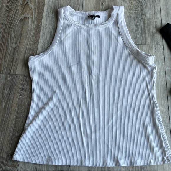 INC International Concepts Size XXL Tank Tops Lot Black White Ribbed Sleeveless - Picture 4 of 8